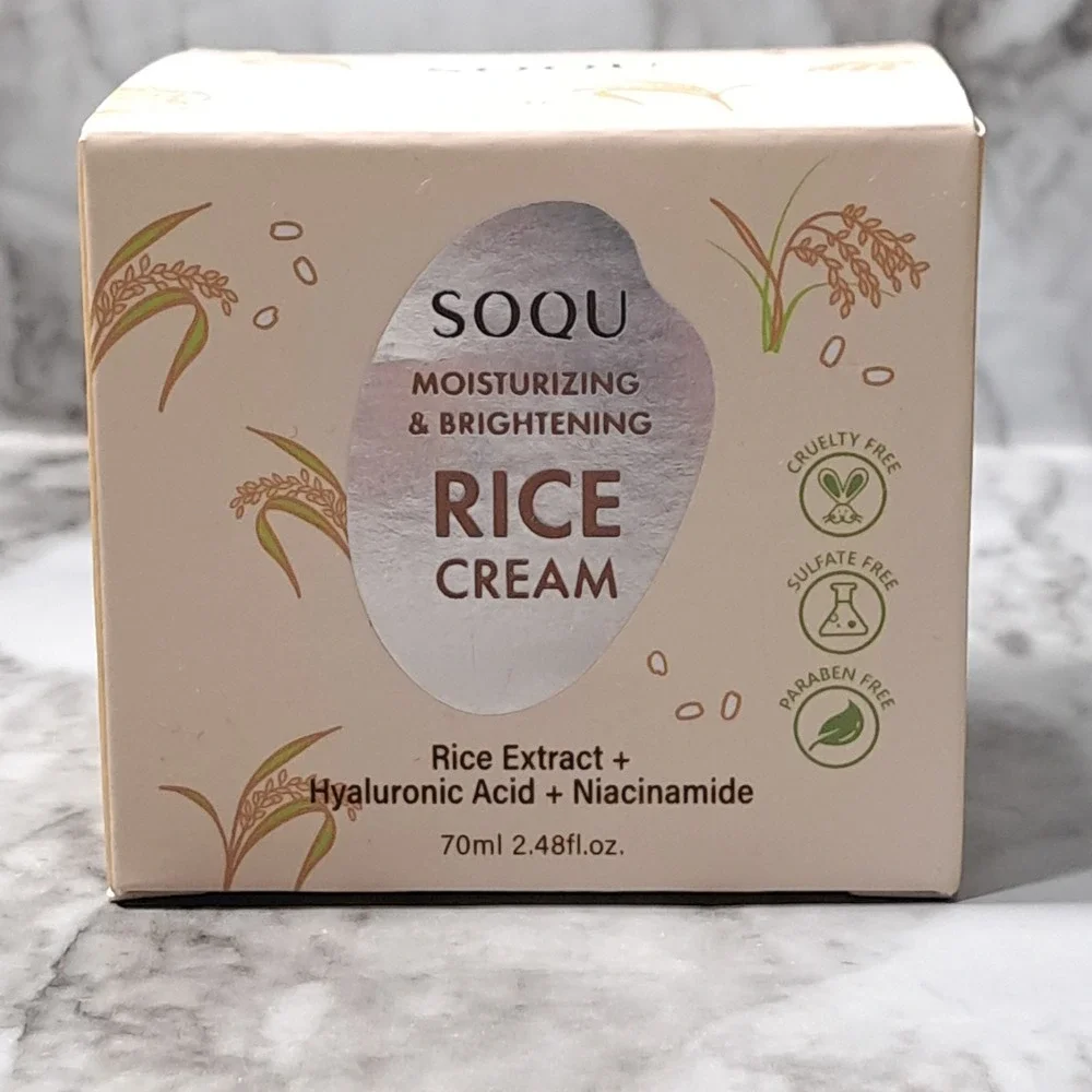 SOQU-Moisturizing & Brightening‎ Rice Cream-Brand New Made In Korea